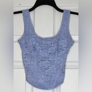 Victoria's Secret Light Blue Lace Camisole